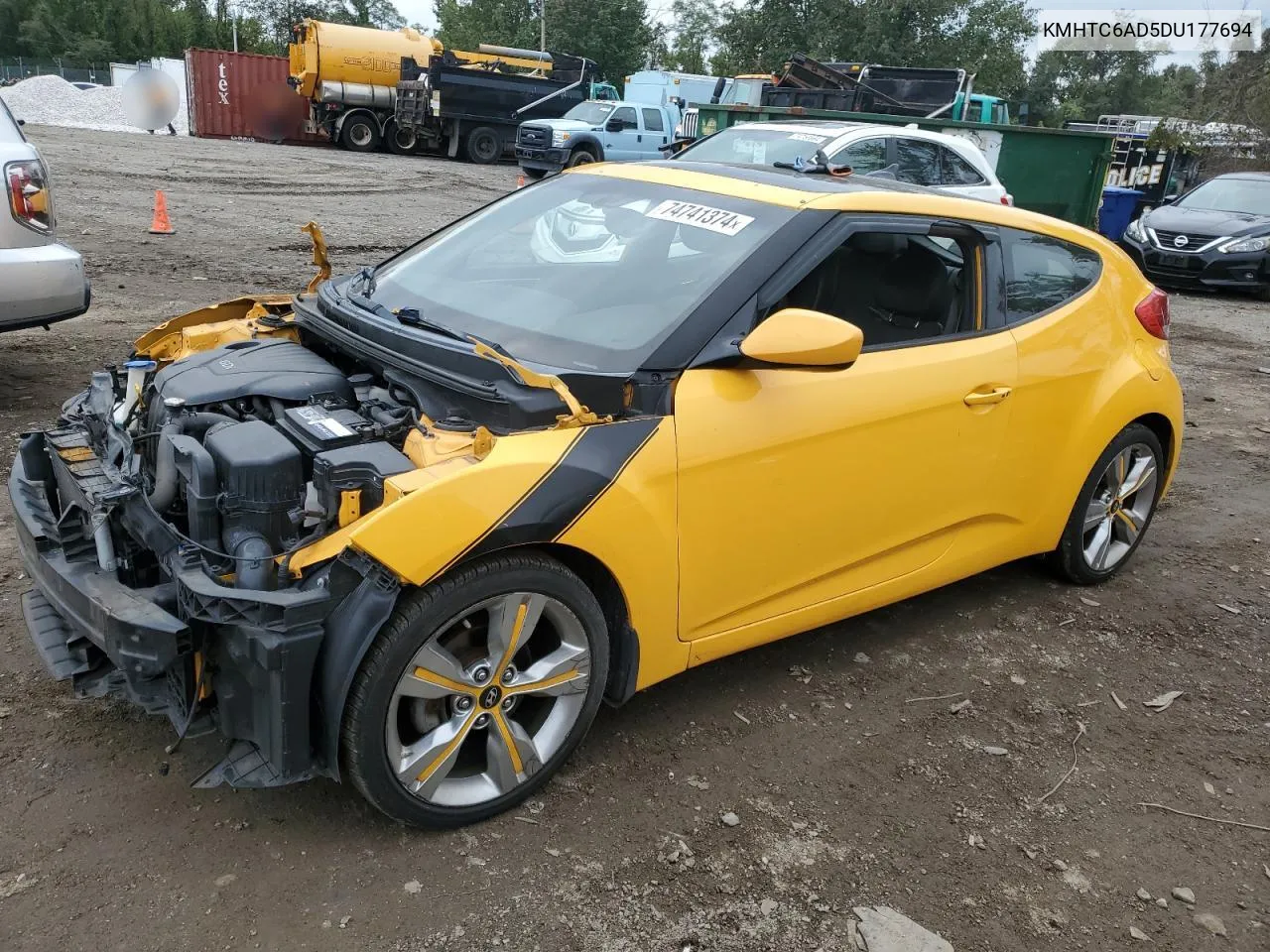 KMHTC6AD5DU177694 2013 Hyundai Veloster