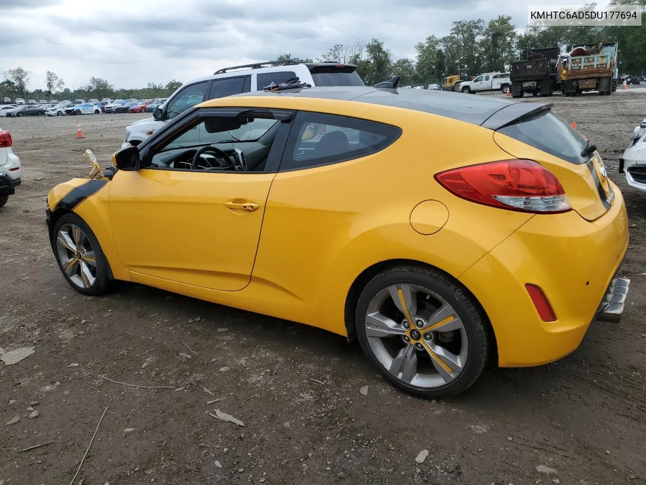 2013 Hyundai Veloster VIN: KMHTC6AD5DU177694 Lot: 74741374