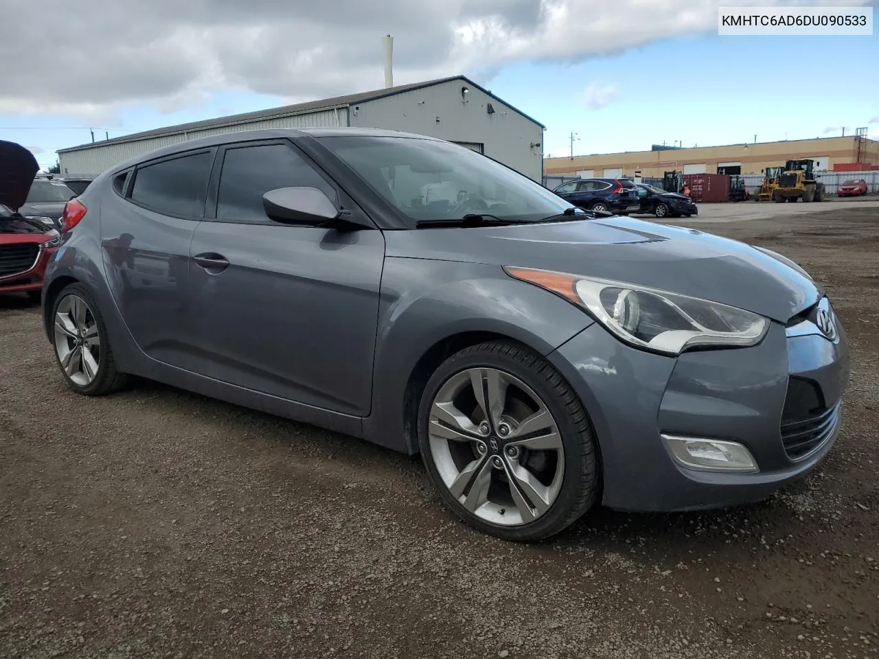 2013 Hyundai Veloster VIN: KMHTC6AD6DU090533 Lot: 74840004