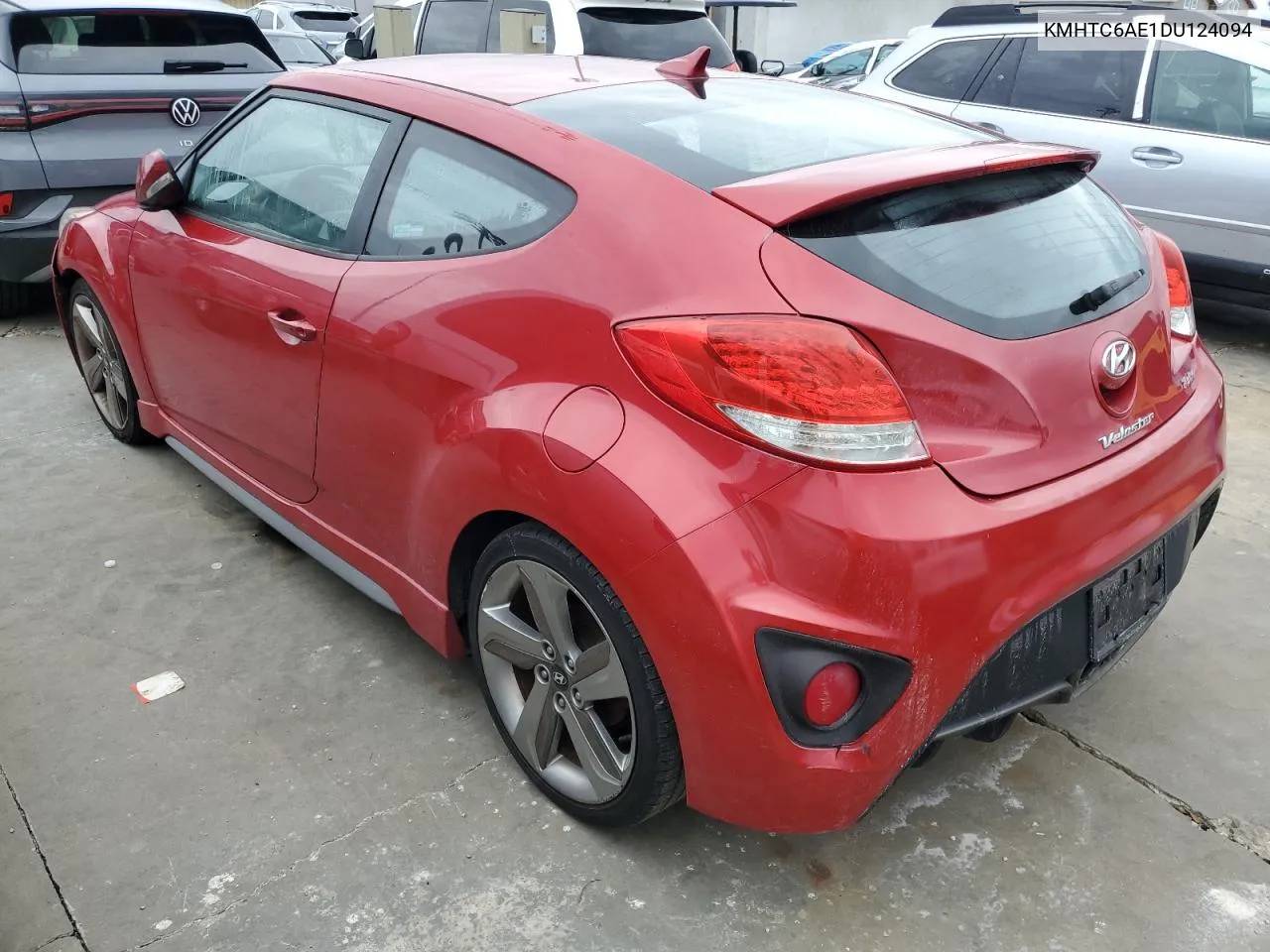 2013 Hyundai Veloster Turbo VIN: KMHTC6AE1DU124094 Lot: 74949224