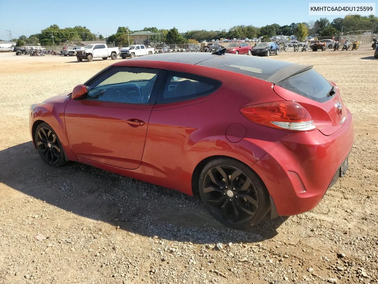 2013 Hyundai Veloster VIN: KMHTC6AD4DU125599 Lot: 75863394