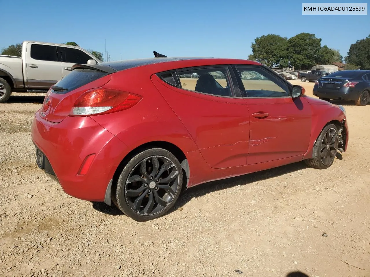 2013 Hyundai Veloster VIN: KMHTC6AD4DU125599 Lot: 75863394