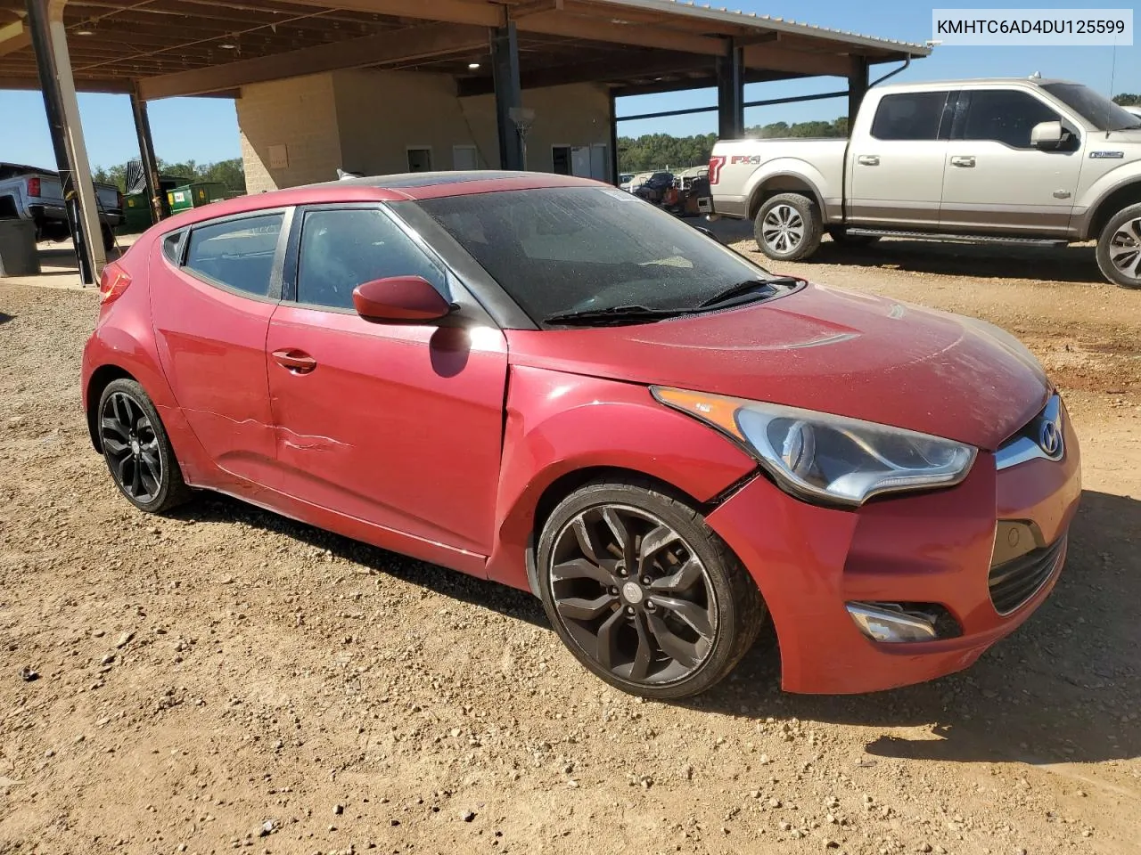 2013 Hyundai Veloster VIN: KMHTC6AD4DU125599 Lot: 75863394