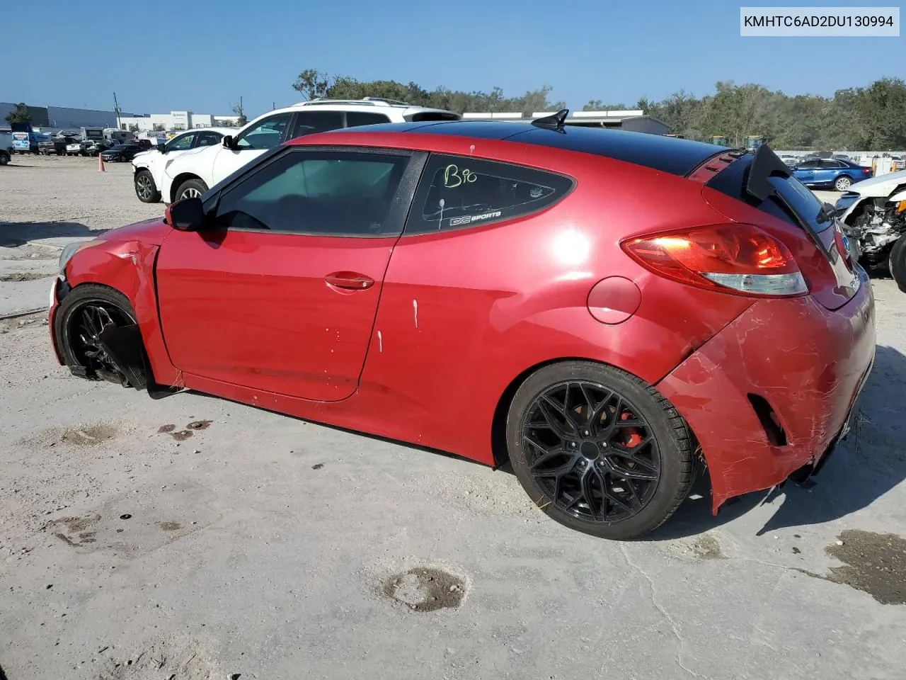 2013 Hyundai Veloster VIN: KMHTC6AD2DU130994 Lot: 75900304