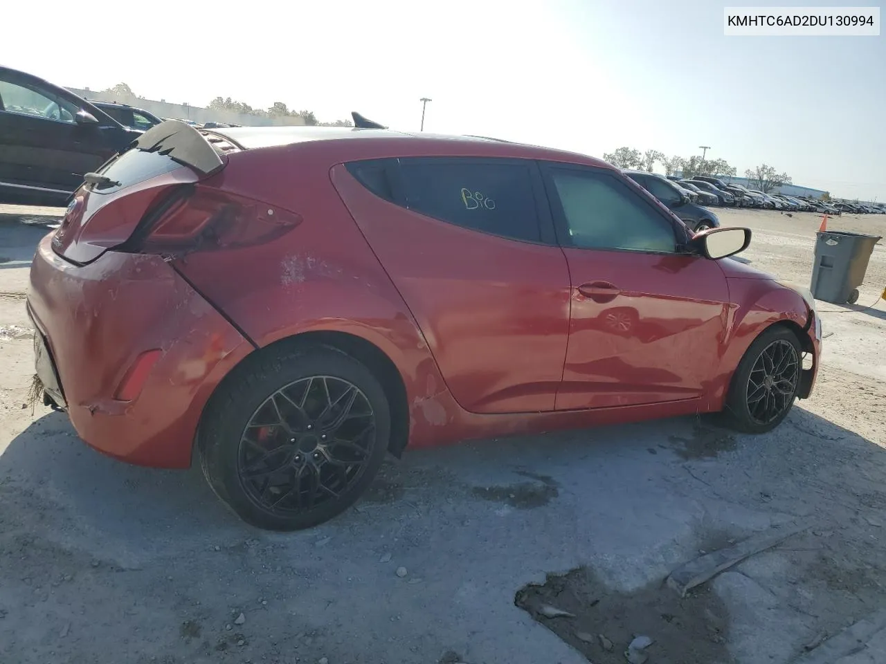 2013 Hyundai Veloster VIN: KMHTC6AD2DU130994 Lot: 75900304