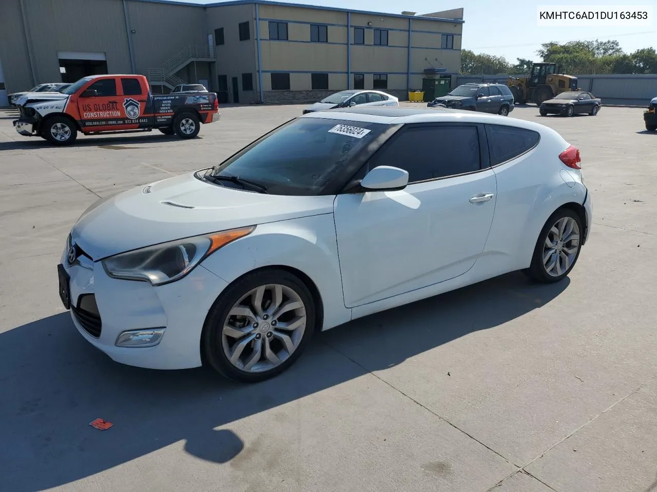 2013 Hyundai Veloster VIN: KMHTC6AD1DU163453 Lot: 76356024