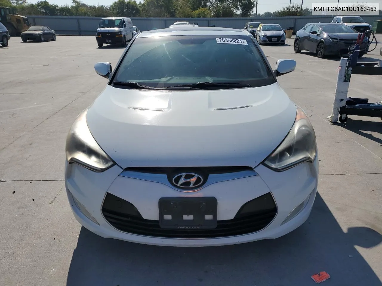 2013 Hyundai Veloster VIN: KMHTC6AD1DU163453 Lot: 76356024