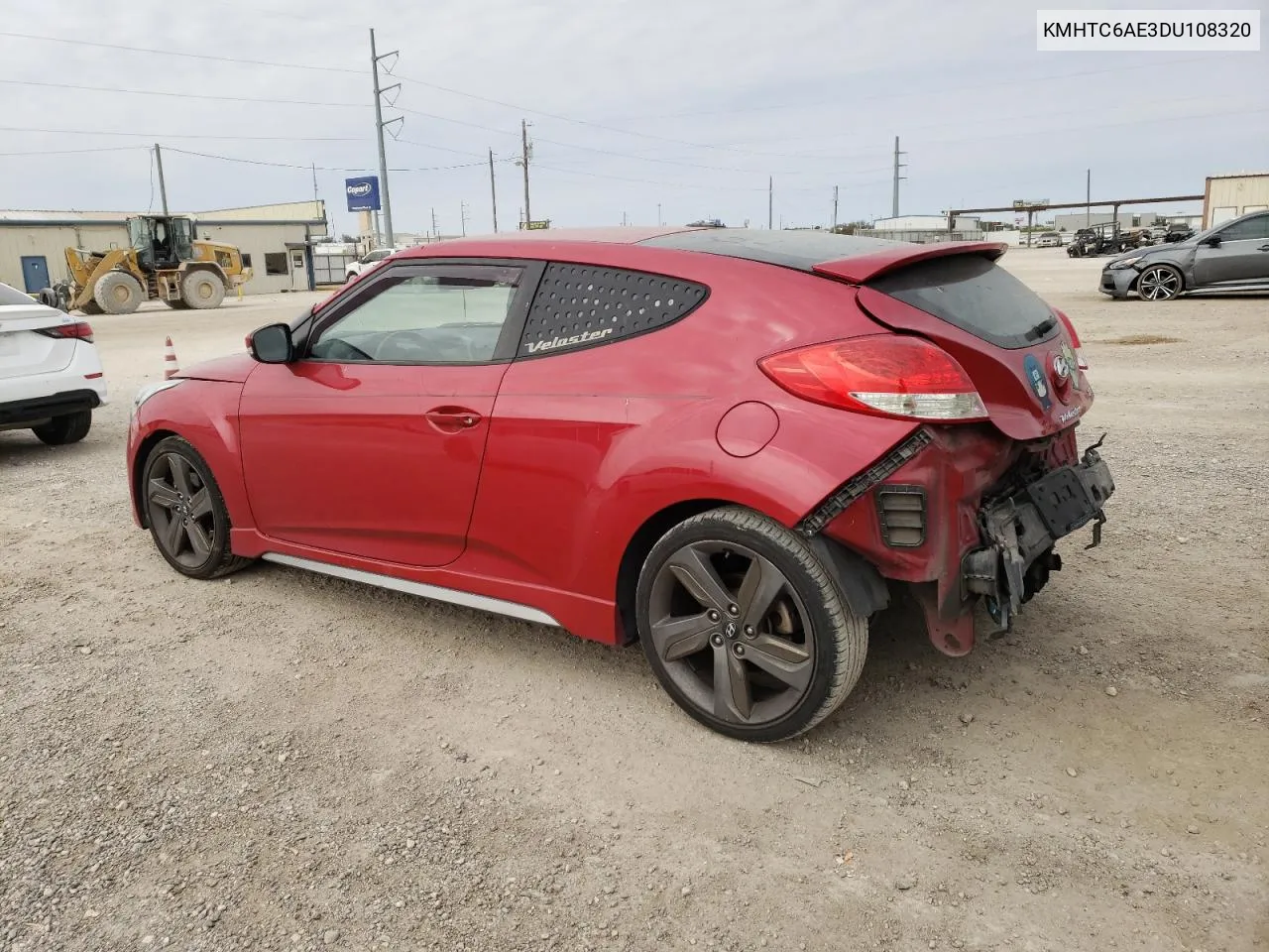 2013 Hyundai Veloster Turbo VIN: KMHTC6AE3DU108320 Lot: 76412154