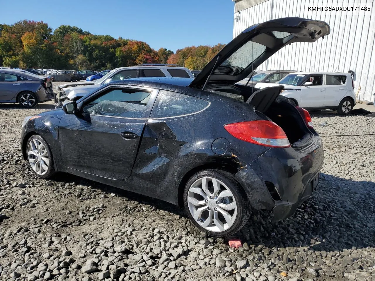 2013 Hyundai Veloster VIN: KMHTC6ADXDU171485 Lot: 76524434