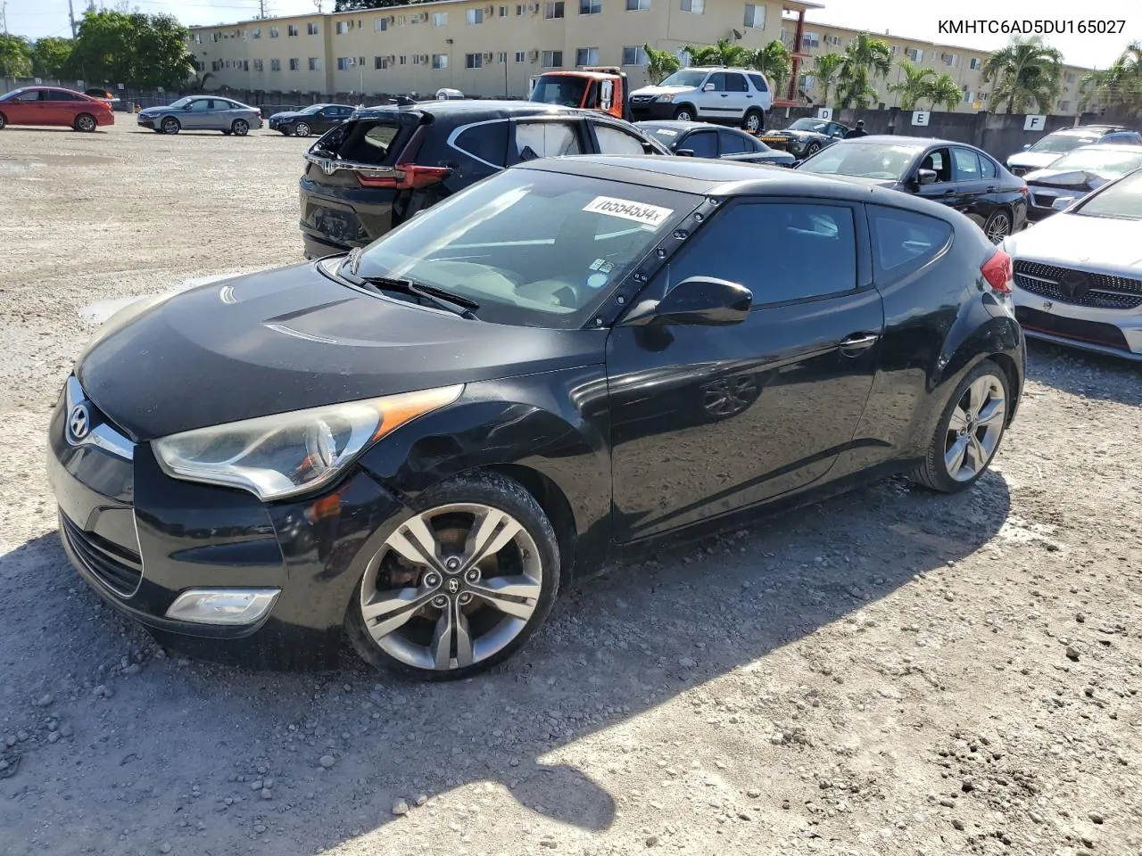 2013 Hyundai Veloster VIN: KMHTC6AD5DU165027 Lot: 76554534