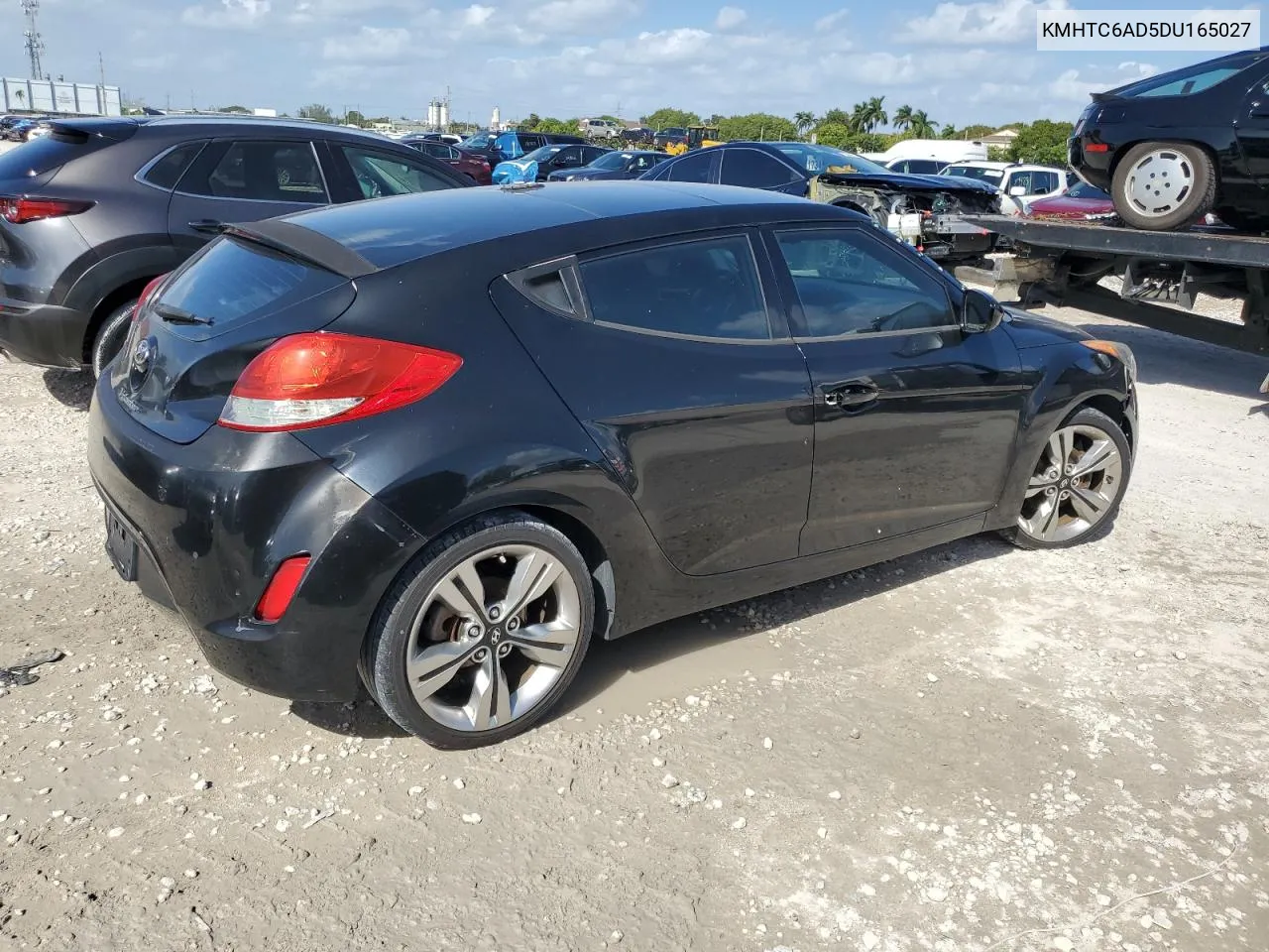 2013 Hyundai Veloster VIN: KMHTC6AD5DU165027 Lot: 76554534