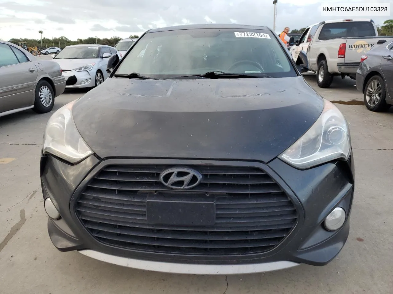 2013 Hyundai Veloster Turbo VIN: KMHTC6AE5DU103328 Lot: 77232164