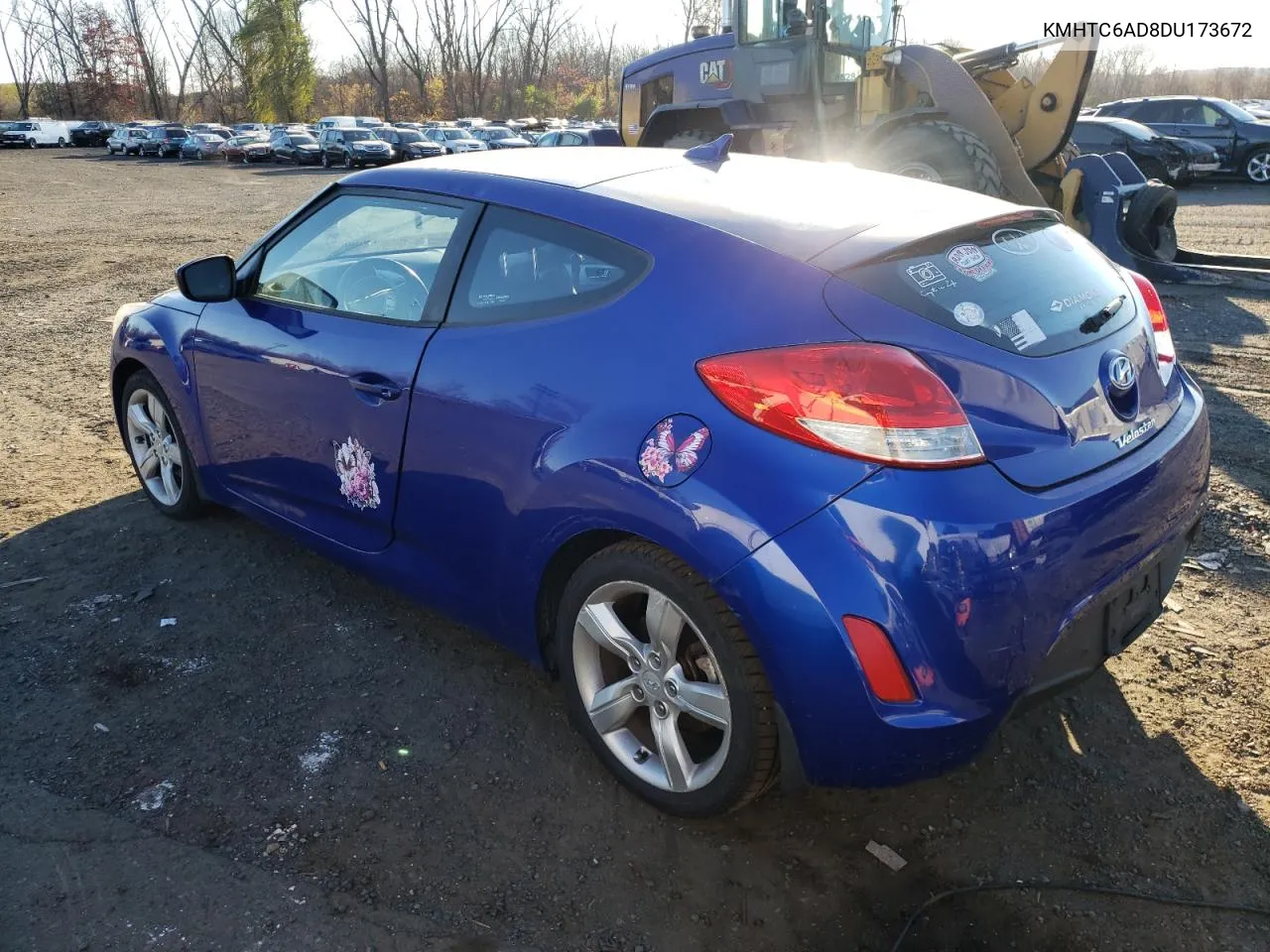 2013 Hyundai Veloster VIN: KMHTC6AD8DU173672 Lot: 77358624