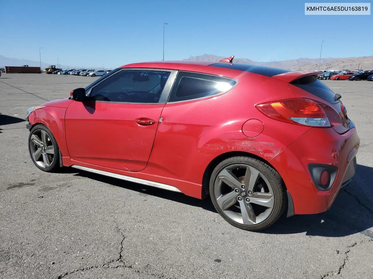 2013 Hyundai Veloster Turbo VIN: KMHTC6AE5DU163819 Lot: 77364984