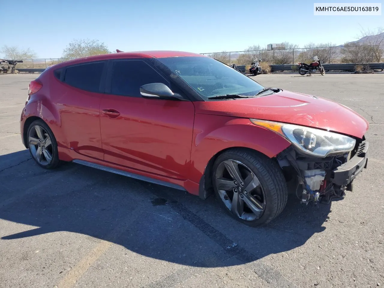 2013 Hyundai Veloster Turbo VIN: KMHTC6AE5DU163819 Lot: 77364984