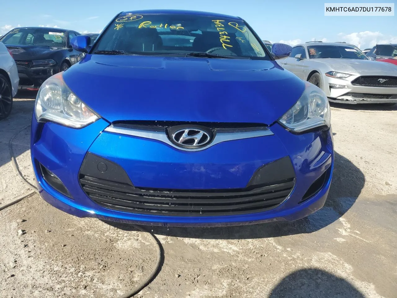 2013 Hyundai Veloster VIN: KMHTC6AD7DU177678 Lot: 77437314