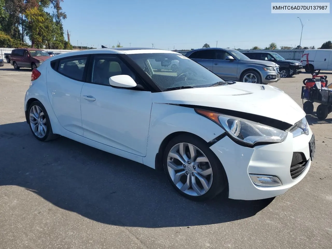 2013 Hyundai Veloster VIN: KMHTC6AD7DU137987 Lot: 77564794