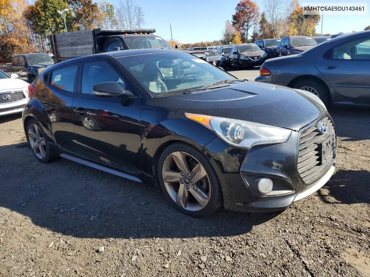 2013 Hyundai Veloster Turbo VIN: KMHTC6AE9DU143461 Lot: 77618224