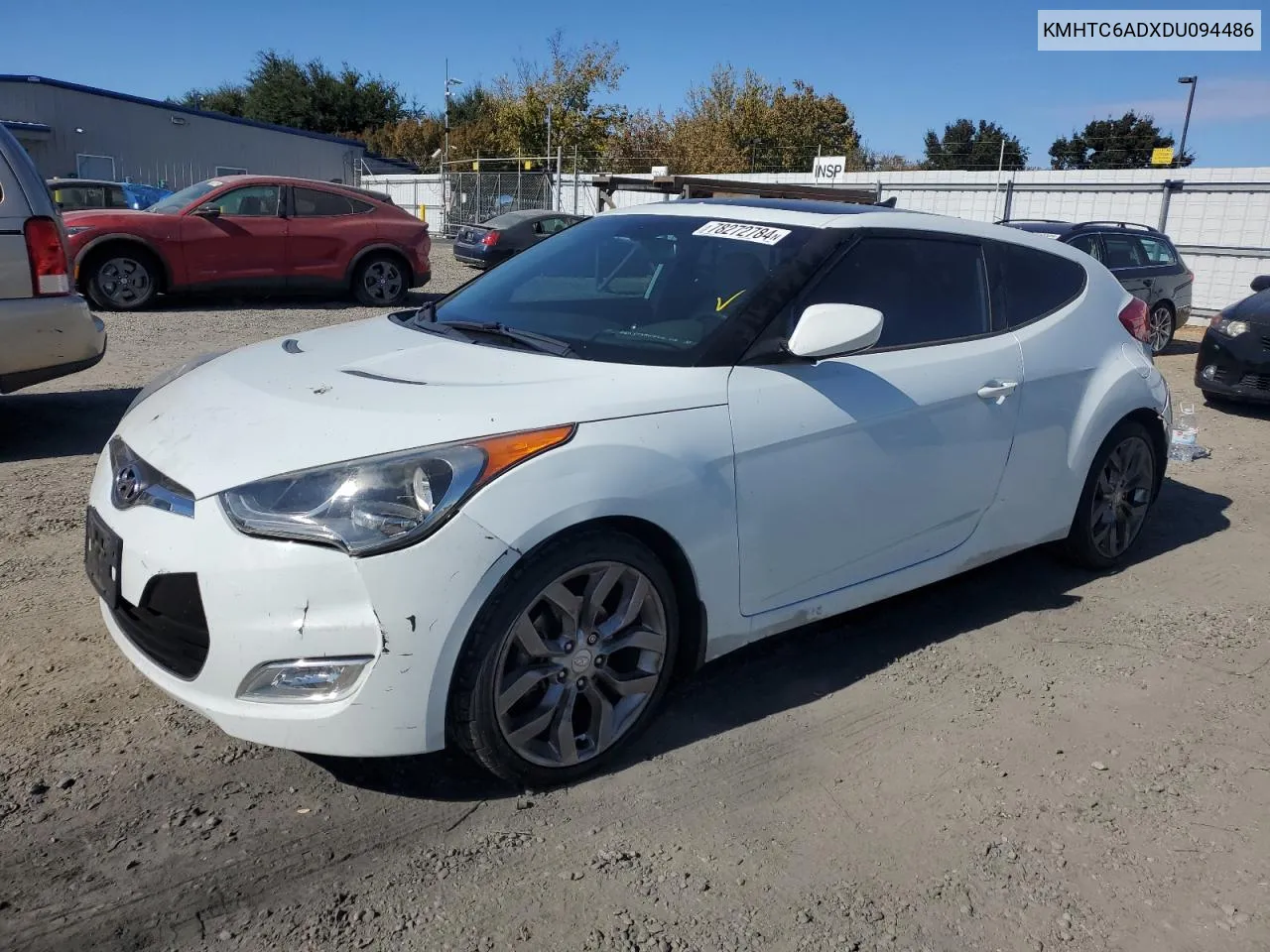 KMHTC6ADXDU094486 2013 Hyundai Veloster