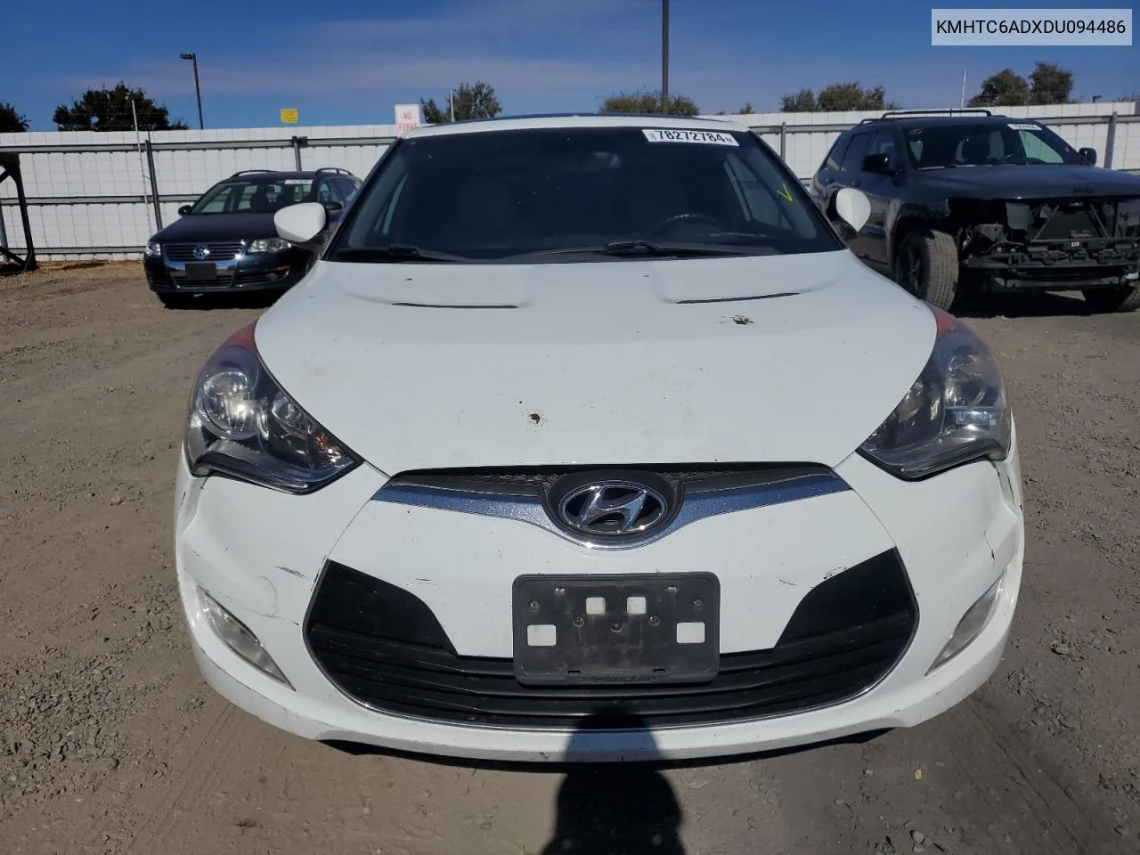 2013 Hyundai Veloster VIN: KMHTC6ADXDU094486 Lot: 78272784