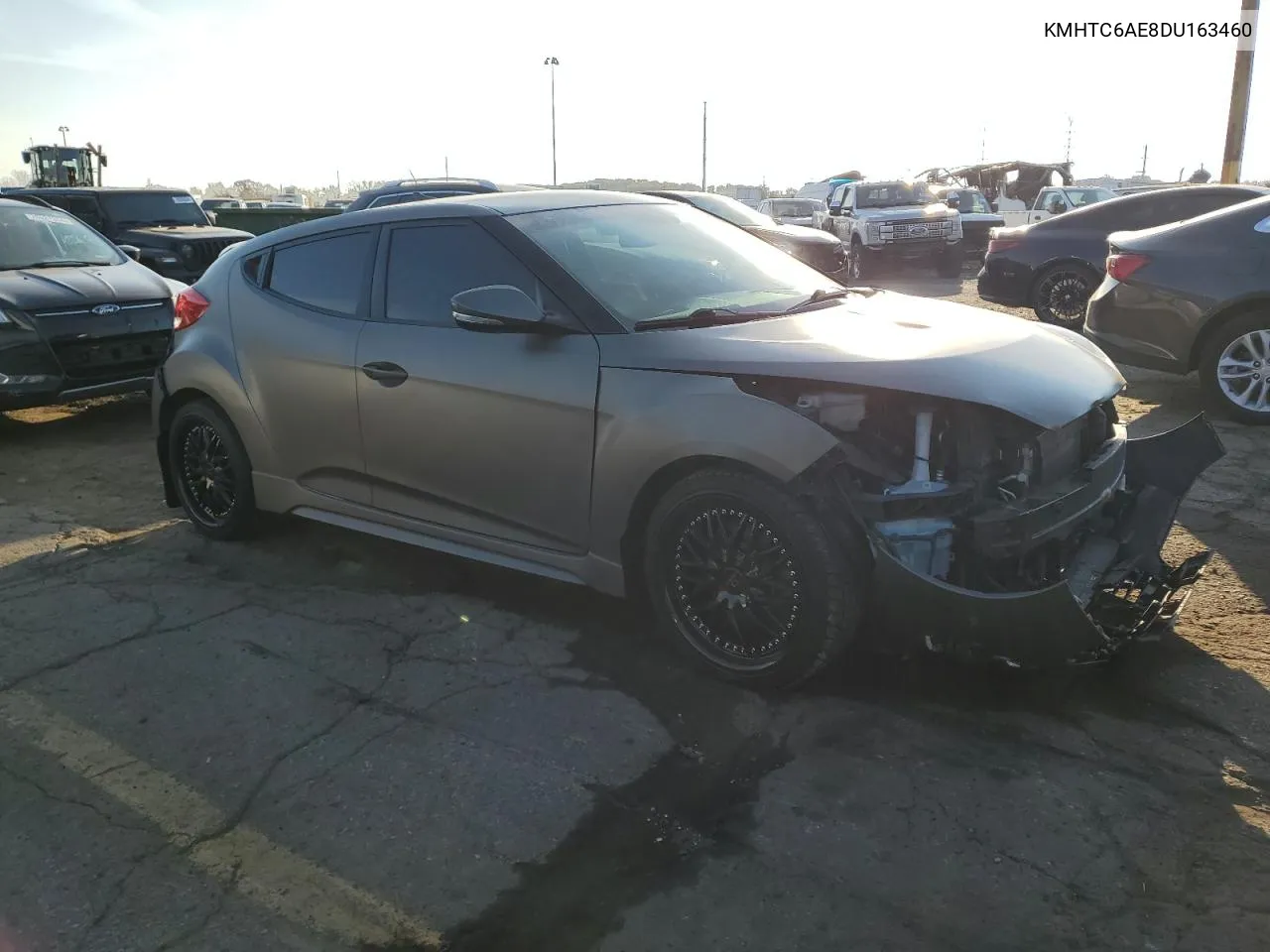 2013 Hyundai Veloster Turbo VIN: KMHTC6AE8DU163460 Lot: 78432854