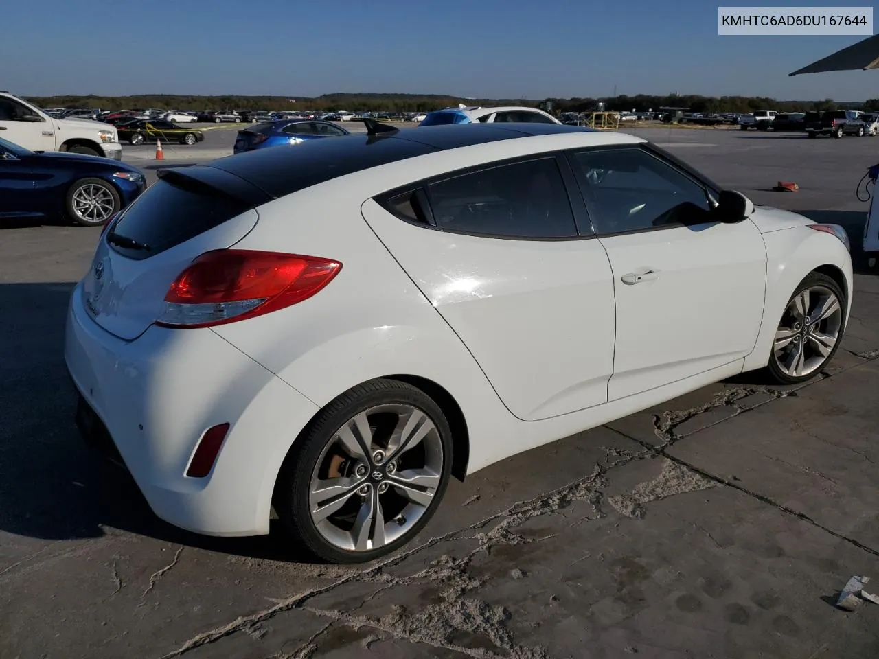 2013 Hyundai Veloster VIN: KMHTC6AD6DU167644 Lot: 78494714