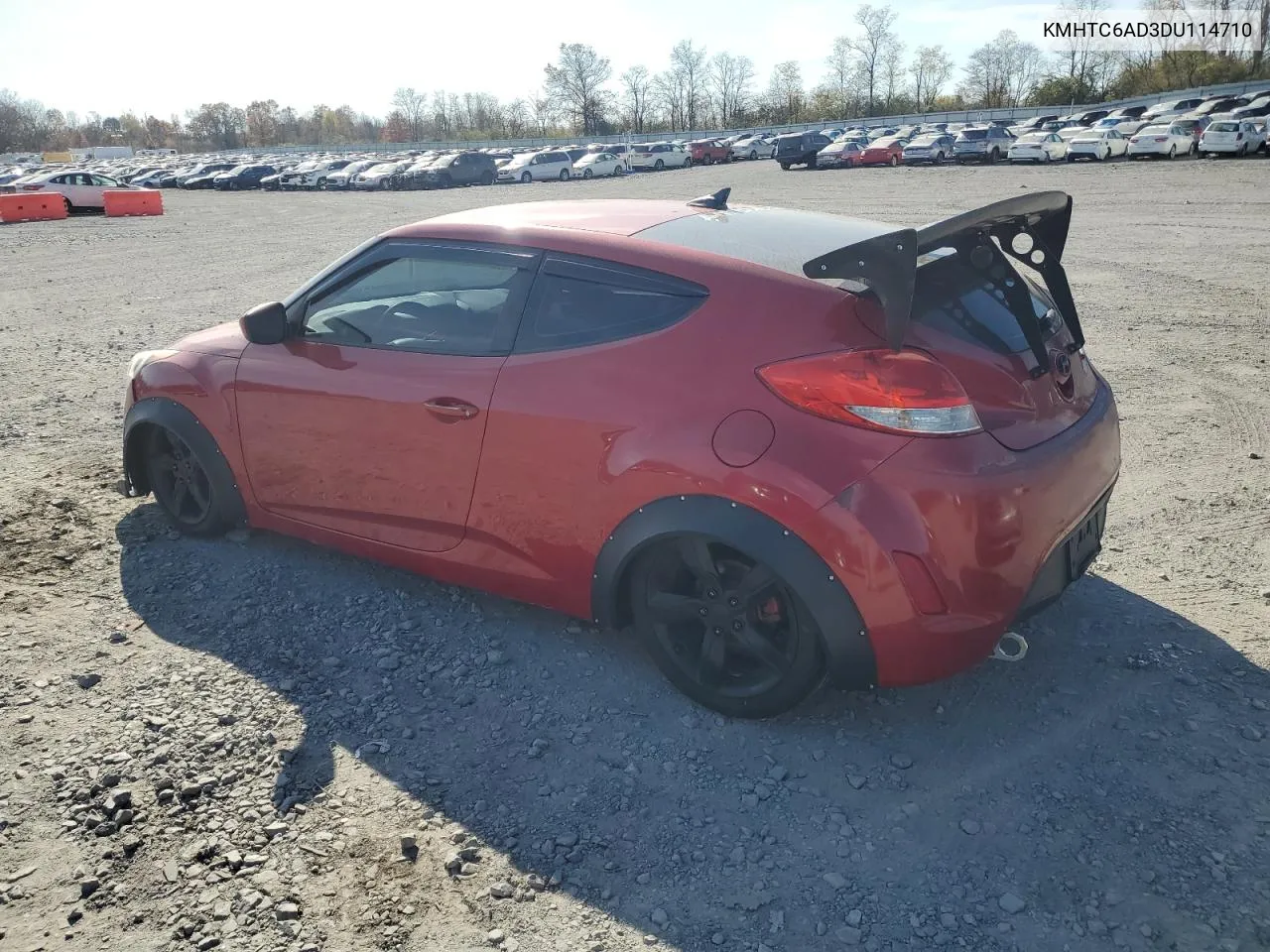 2013 Hyundai Veloster VIN: KMHTC6AD3DU114710 Lot: 78707524