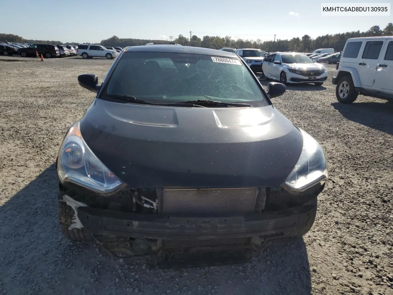 2013 Hyundai Veloster VIN: KMHTC6AD8DU130935 Lot: 78808474