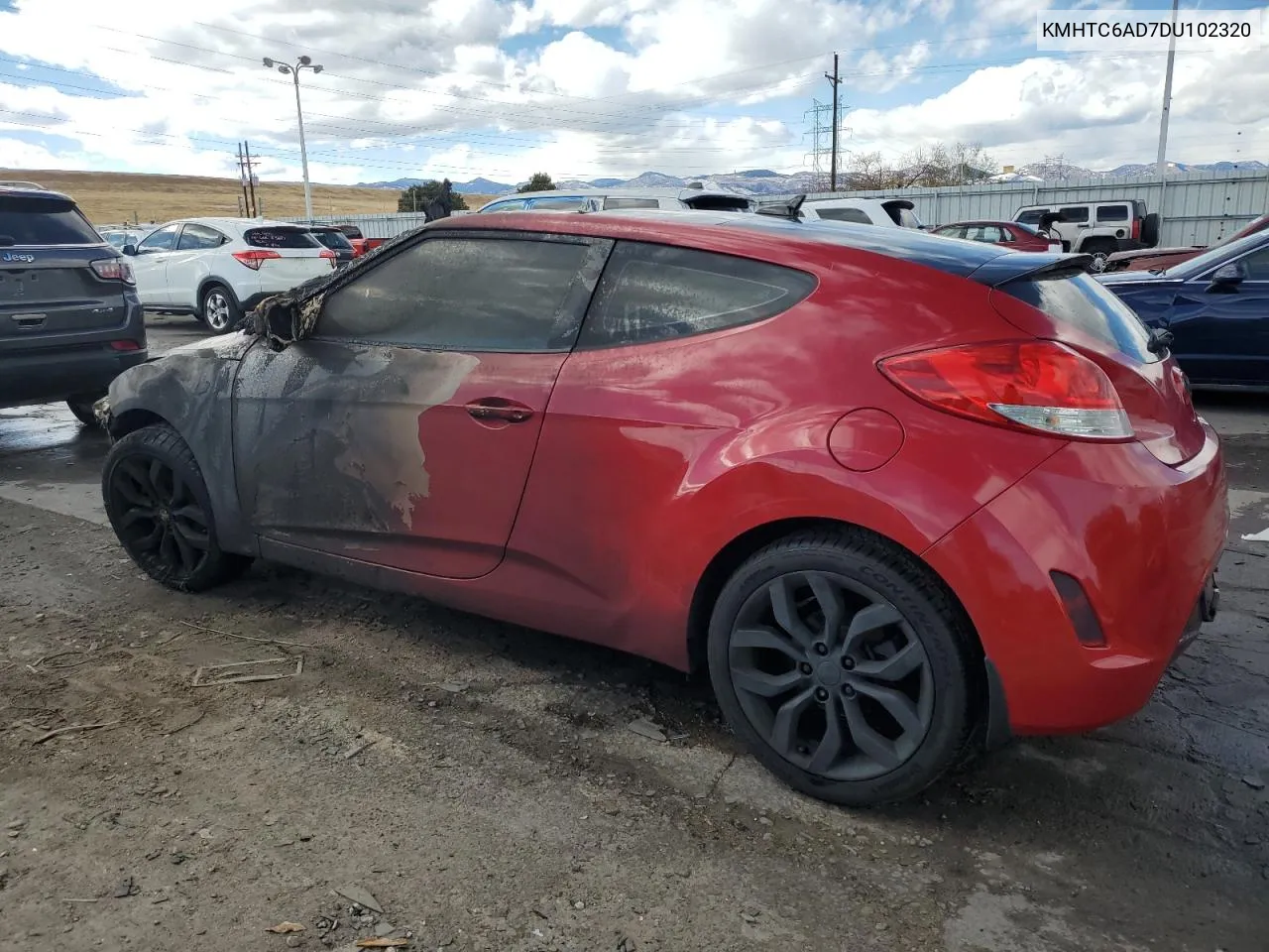 2013 Hyundai Veloster VIN: KMHTC6AD7DU102320 Lot: 79256714