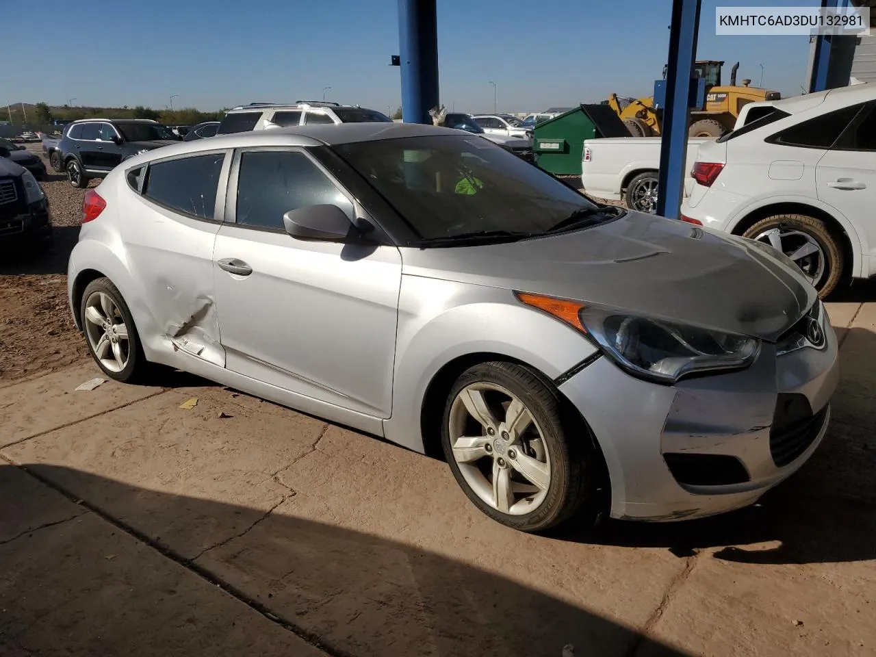 2013 Hyundai Veloster VIN: KMHTC6AD3DU132981 Lot: 79863614