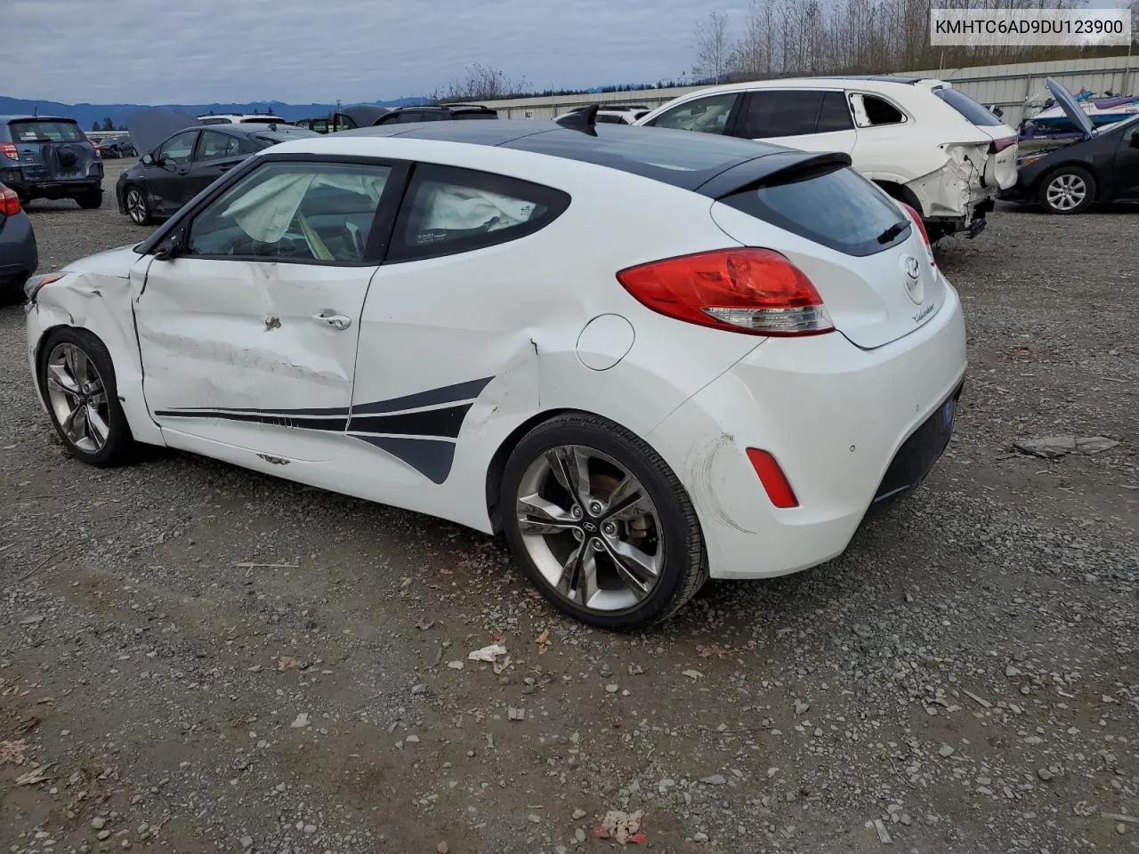 2013 Hyundai Veloster VIN: KMHTC6AD9DU123900 Lot: 79906394