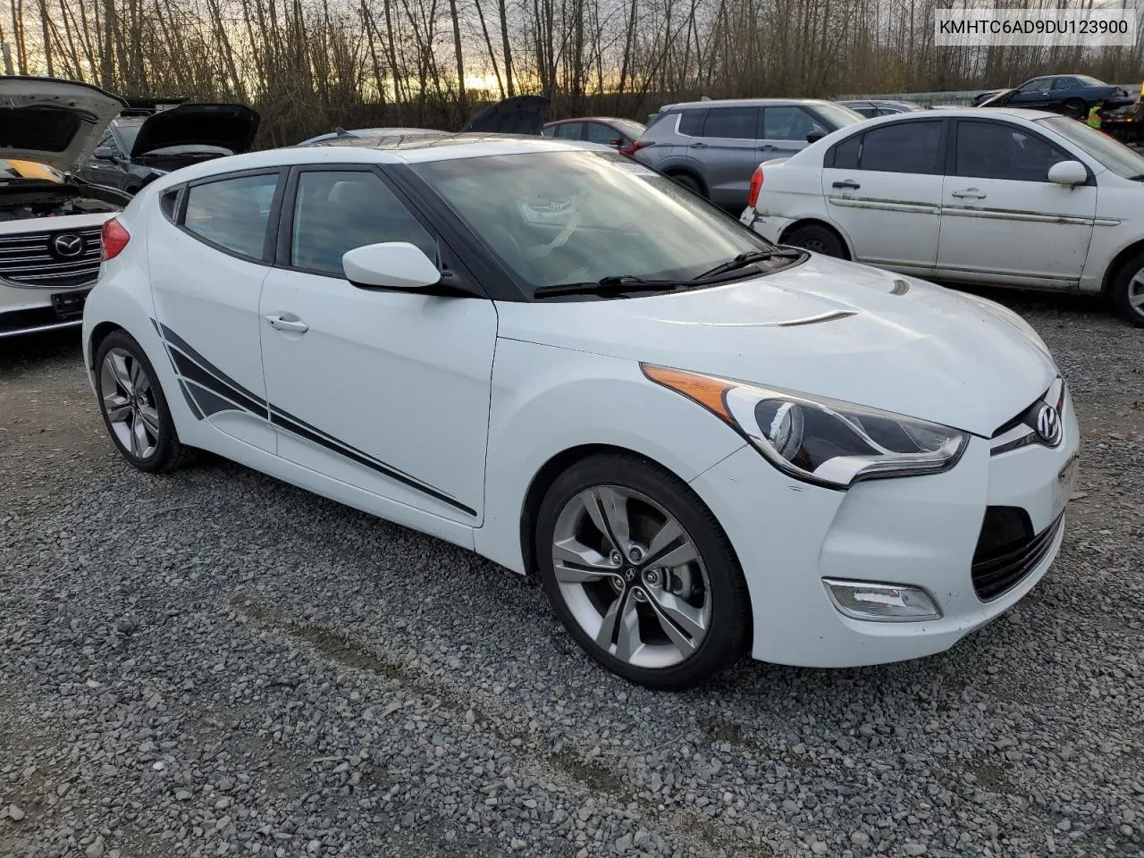 2013 Hyundai Veloster VIN: KMHTC6AD9DU123900 Lot: 79906394