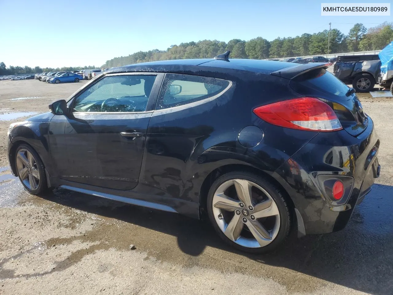 2013 Hyundai Veloster Turbo VIN: KMHTC6AE5DU180989 Lot: 80365584