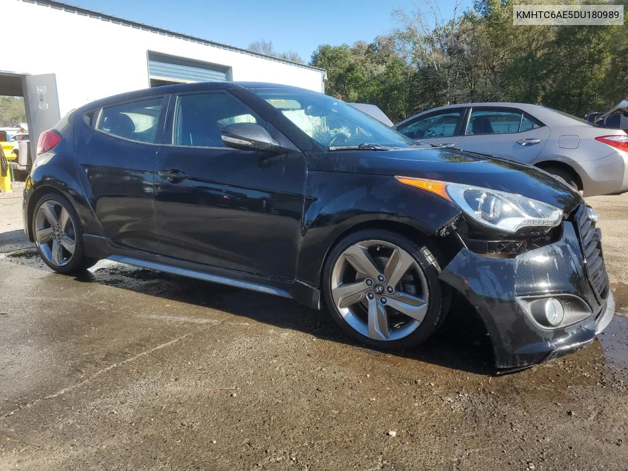 2013 Hyundai Veloster Turbo VIN: KMHTC6AE5DU180989 Lot: 80365584