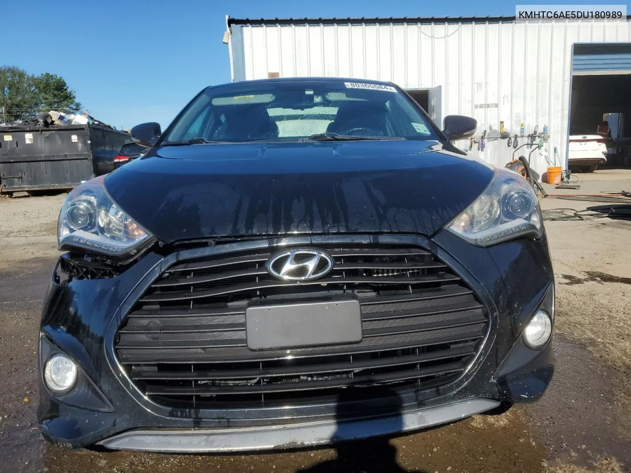 2013 Hyundai Veloster Turbo VIN: KMHTC6AE5DU180989 Lot: 80365584