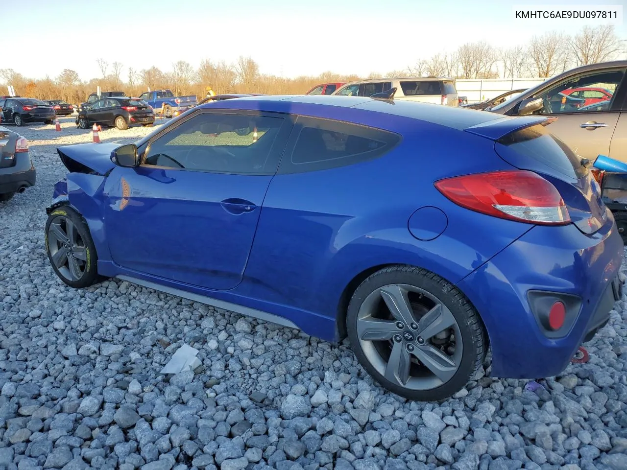 2013 Hyundai Veloster Turbo VIN: KMHTC6AE9DU097811 Lot: 80494204