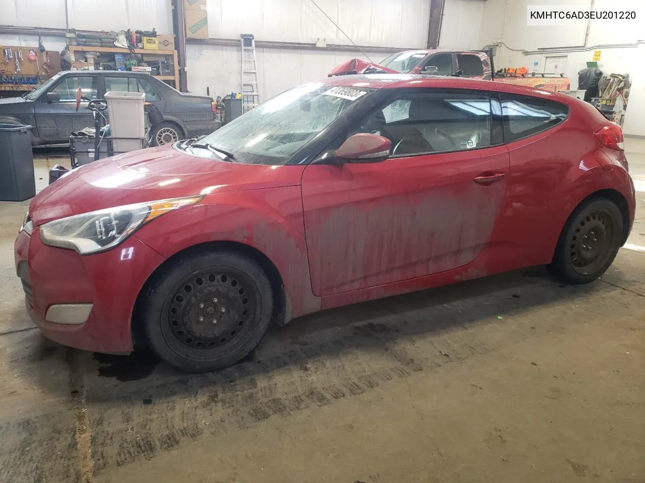 2014 Hyundai Veloster VIN: KMHTC6AD3EU201220 Lot: 41369803