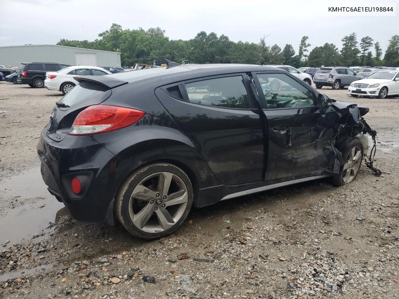 2014 Hyundai Veloster Turbo VIN: KMHTC6AE1EU198844 Lot: 61006894