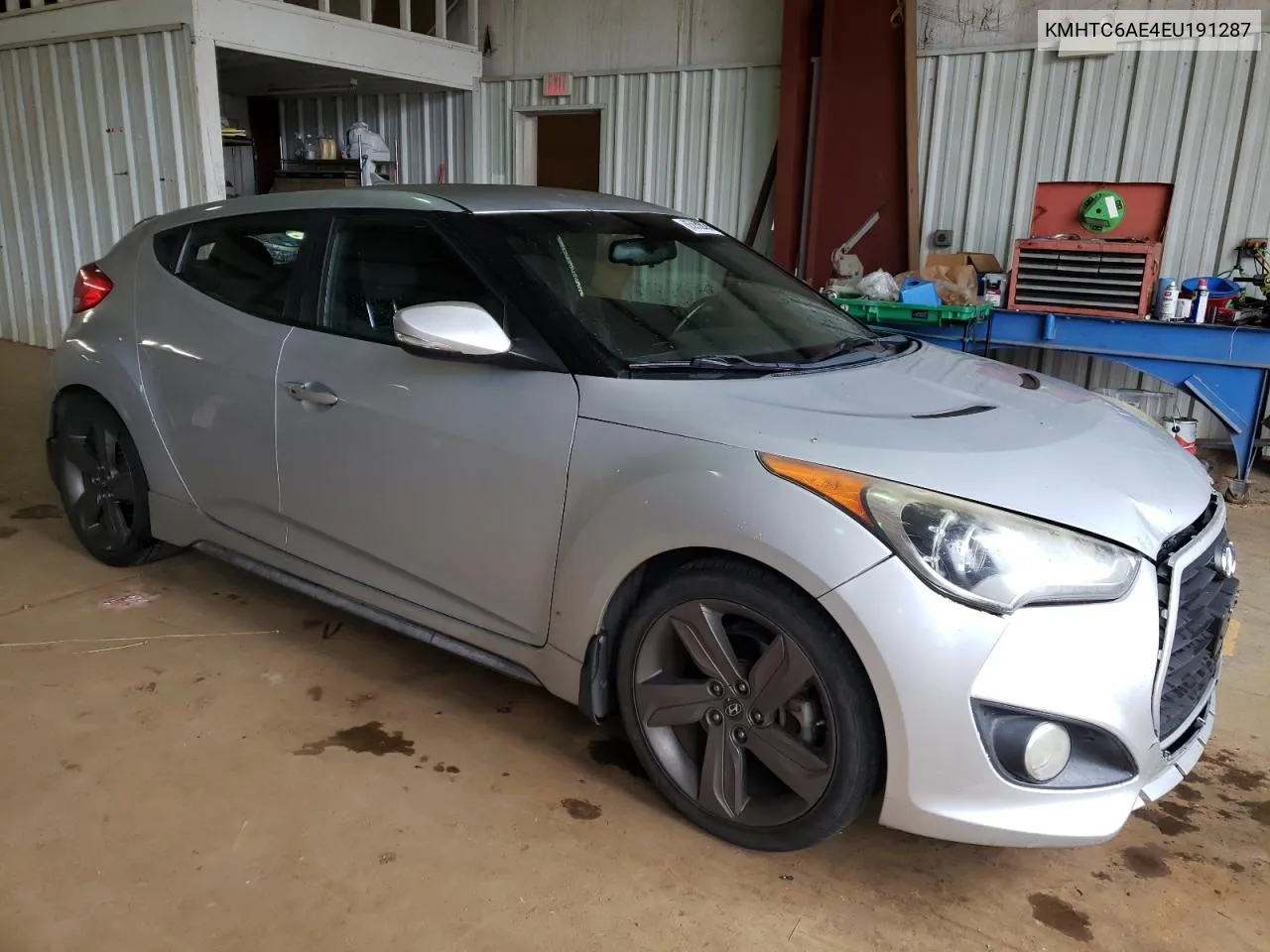 KMHTC6AE4EU191287 2014 Hyundai Veloster Turbo