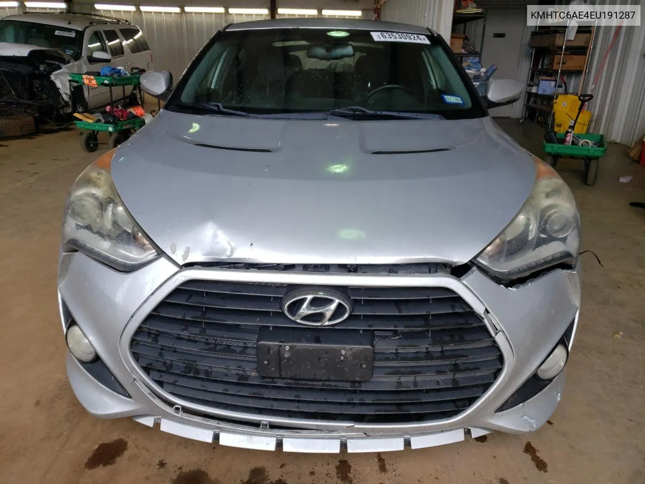 KMHTC6AE4EU191287 2014 Hyundai Veloster Turbo