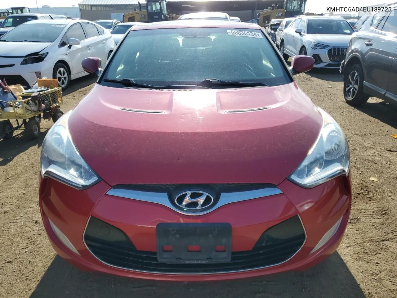 KMHTC6AD4EU189725 2014 Hyundai Veloster