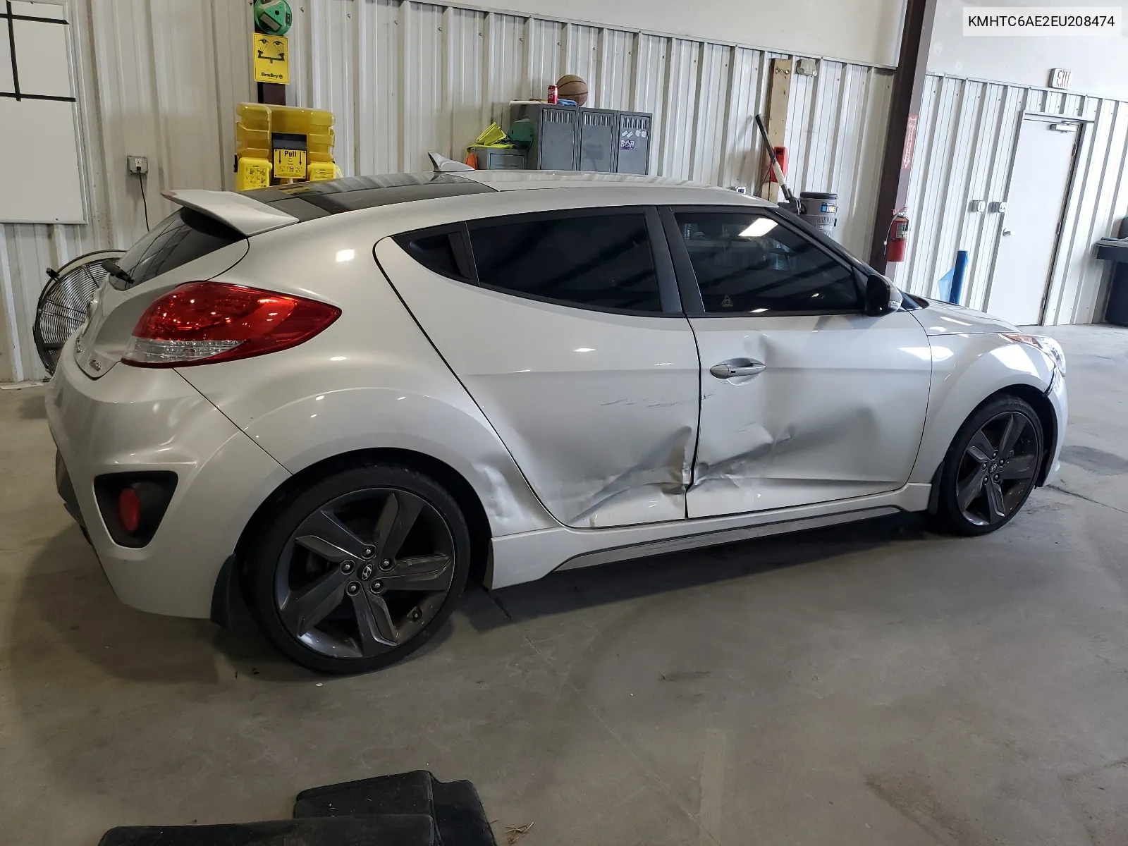 KMHTC6AE2EU208474 2014 Hyundai Veloster Turbo