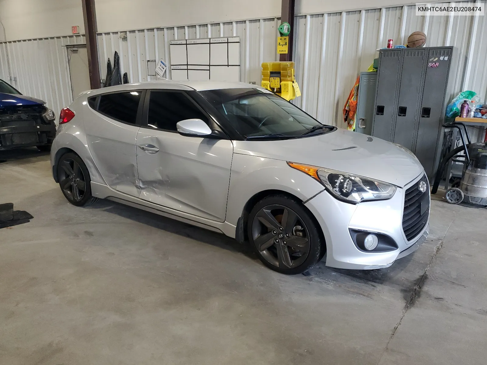 KMHTC6AE2EU208474 2014 Hyundai Veloster Turbo