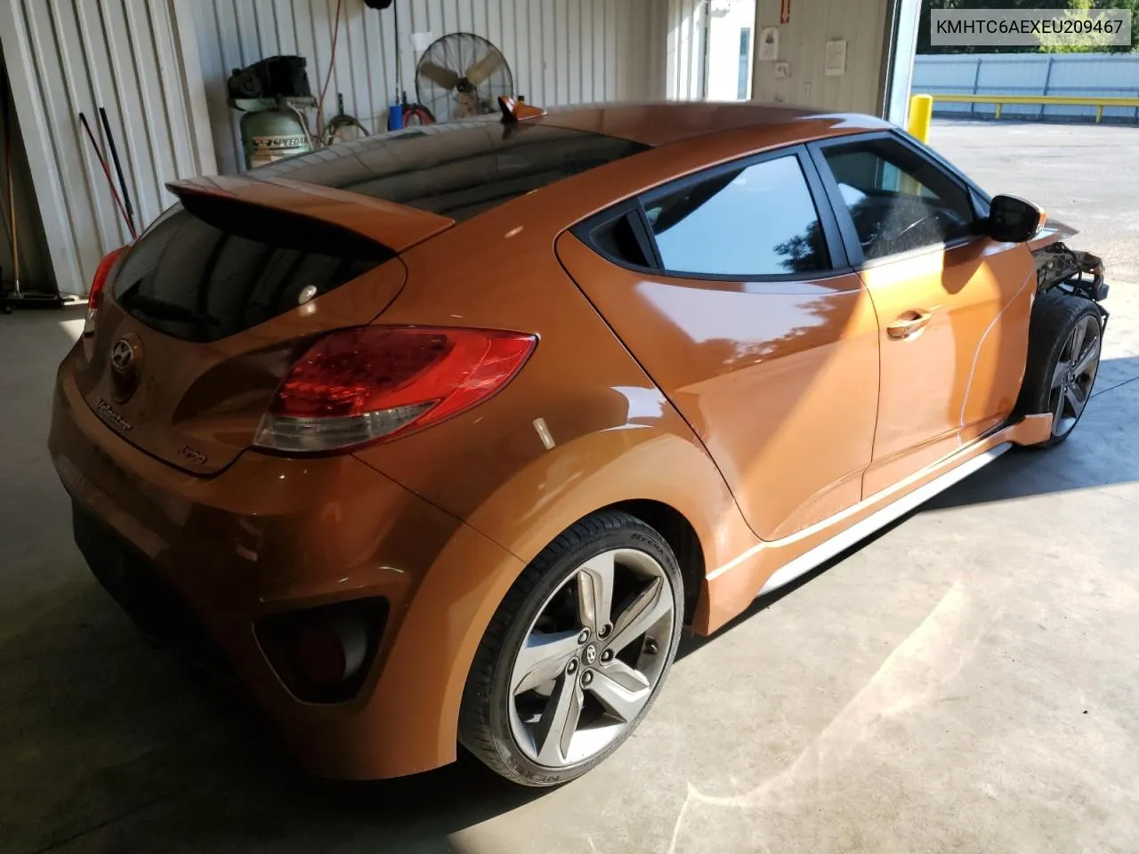 2014 Hyundai Veloster Turbo VIN: KMHTC6AEXEU209467 Lot: 65451274