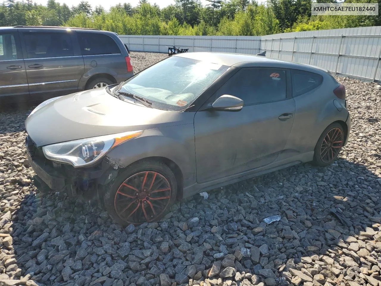 KMHTC6AE7EU182440 2014 Hyundai Veloster Turbo