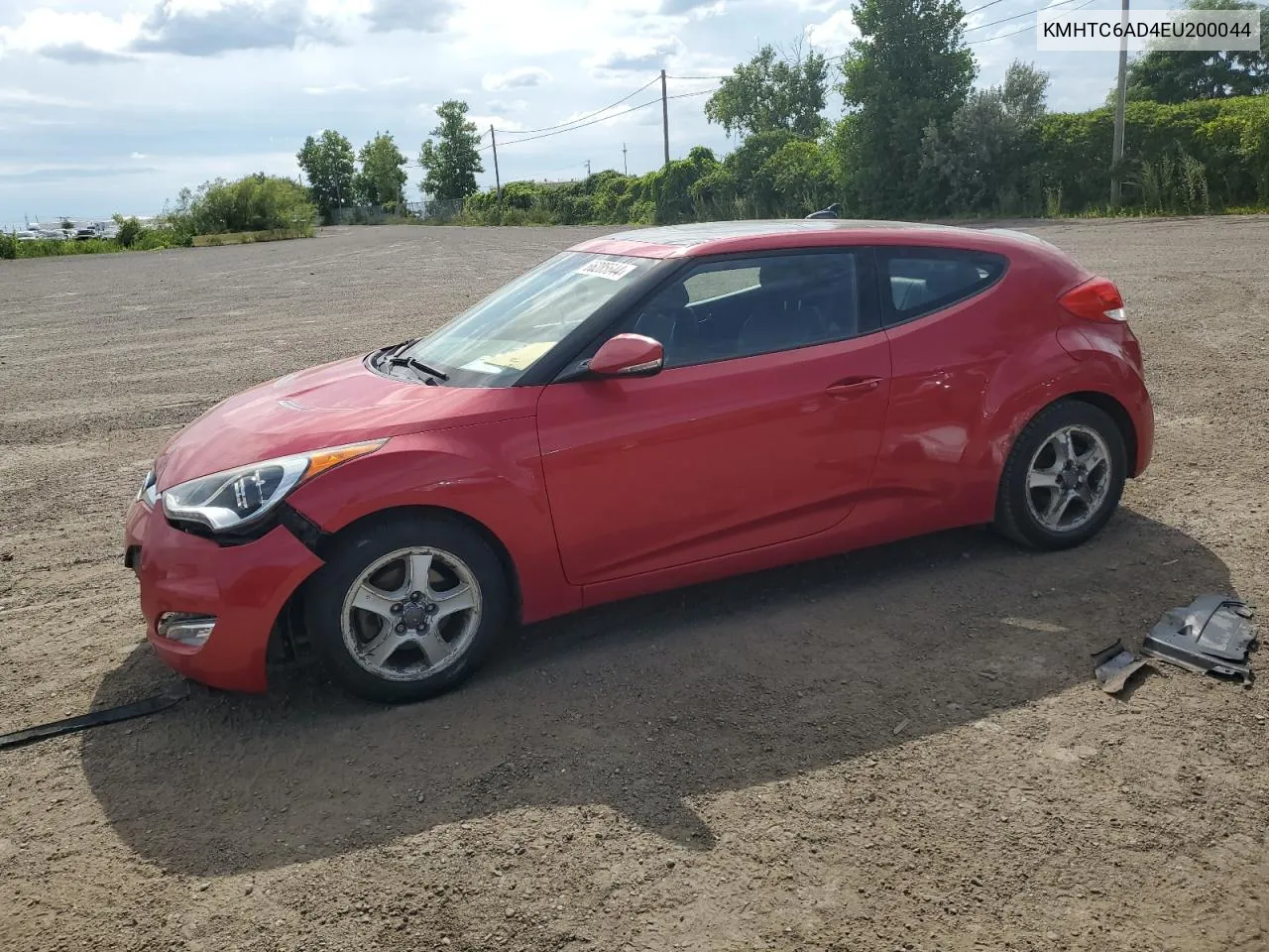 KMHTC6AD4EU200044 2014 Hyundai Veloster