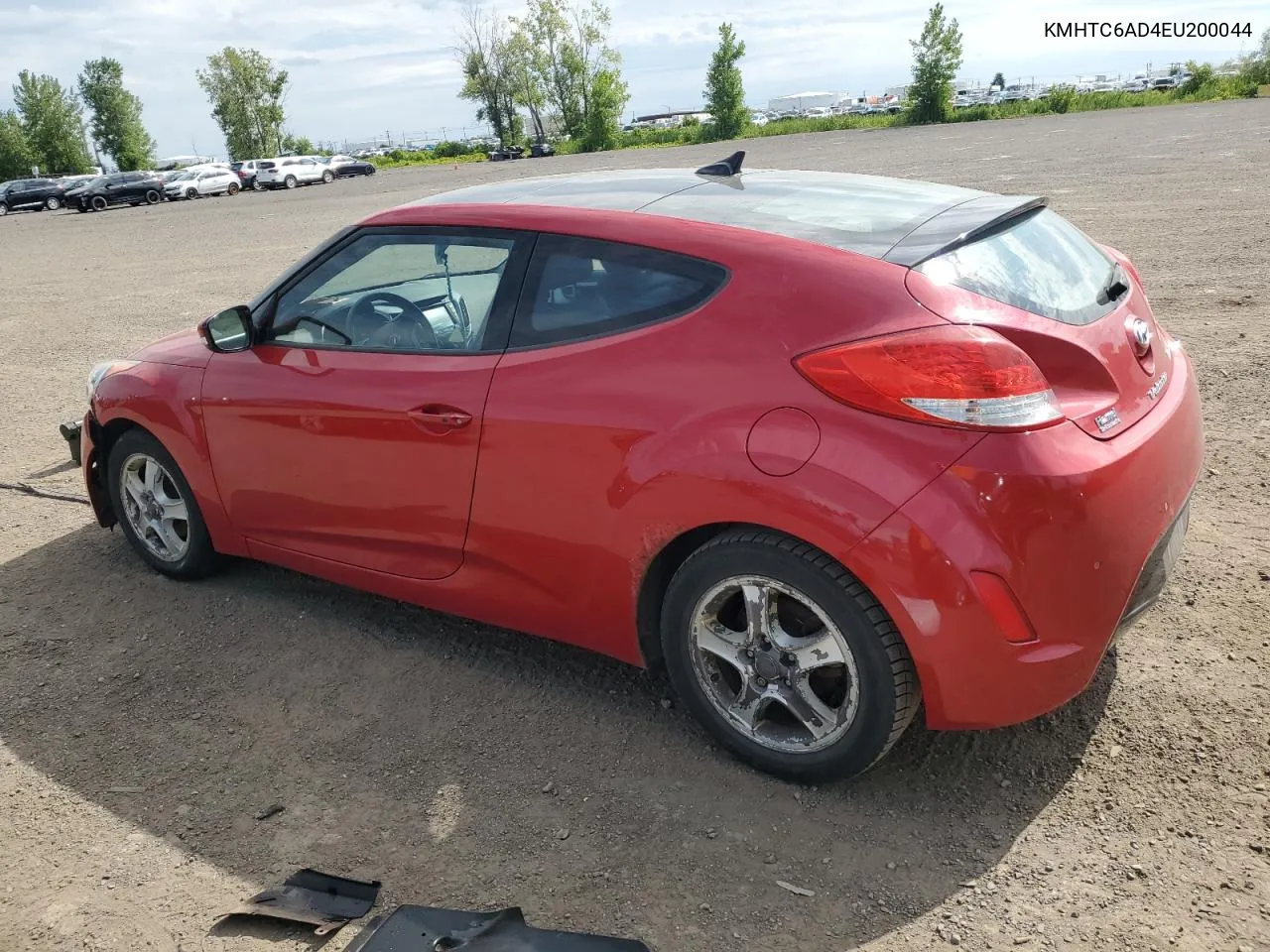 2014 Hyundai Veloster VIN: KMHTC6AD4EU200044 Lot: 66285644