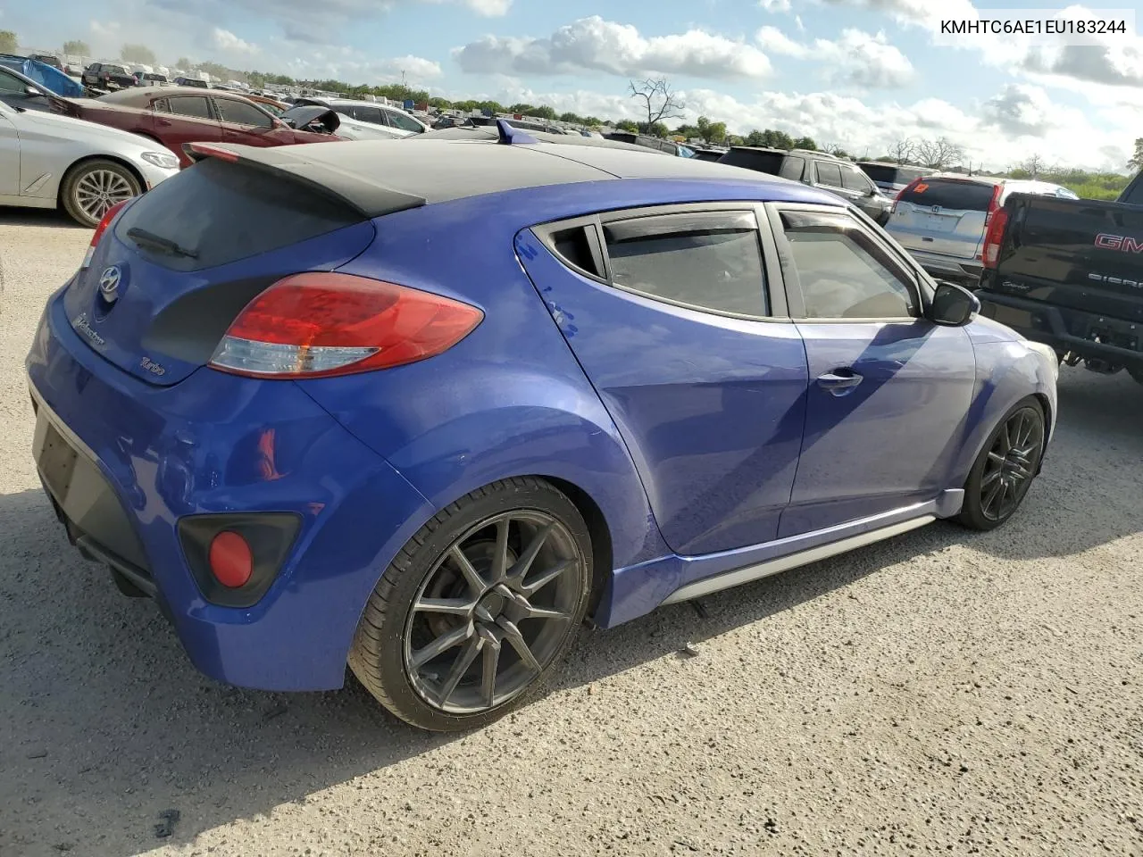 KMHTC6AE1EU183244 2014 Hyundai Veloster Turbo