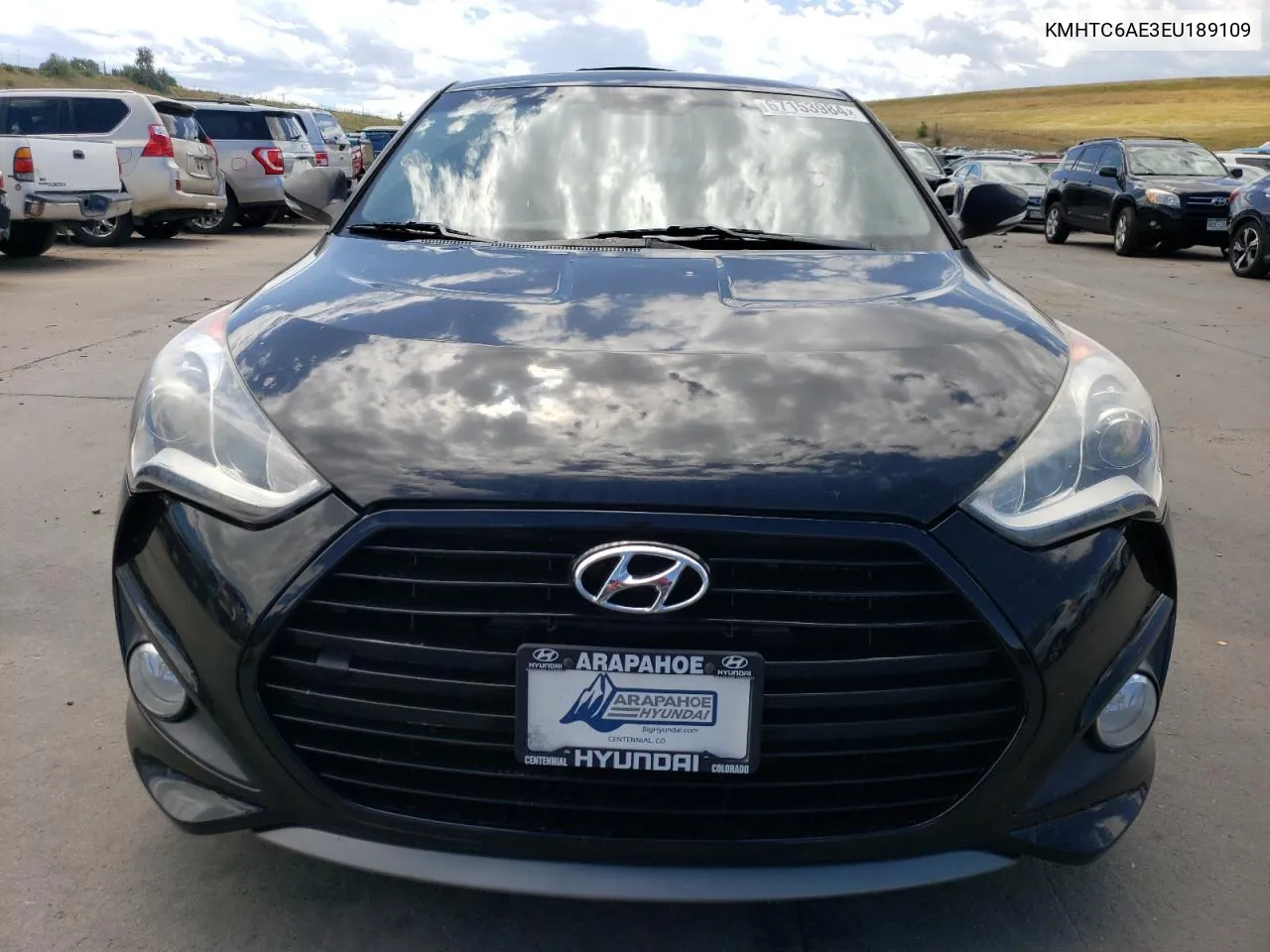 2014 Hyundai Veloster Turbo VIN: KMHTC6AE3EU189109 Lot: 67153984