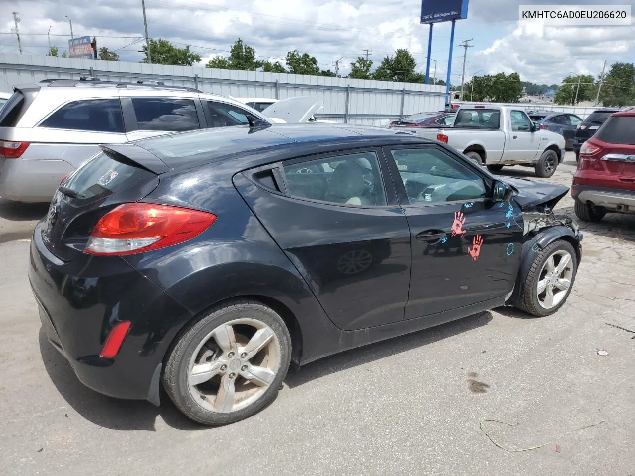 KMHTC6AD0EU206620 2014 Hyundai Veloster